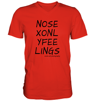 No Sex Only Feelings - Mens V-Neck Shirt