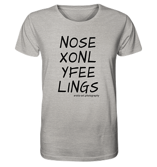 No Sex Only Feelings - Organic Shirt (meliert)