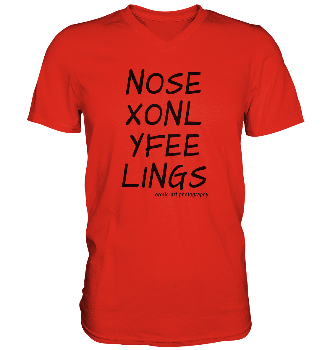 No Sex Only Feelings - Mens V-Neck Shirt